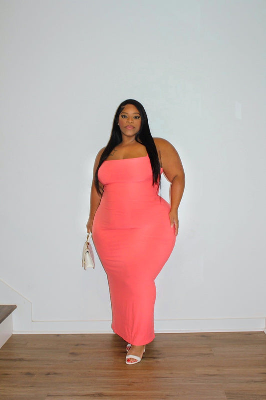 Peachy Peach Maxi Dress