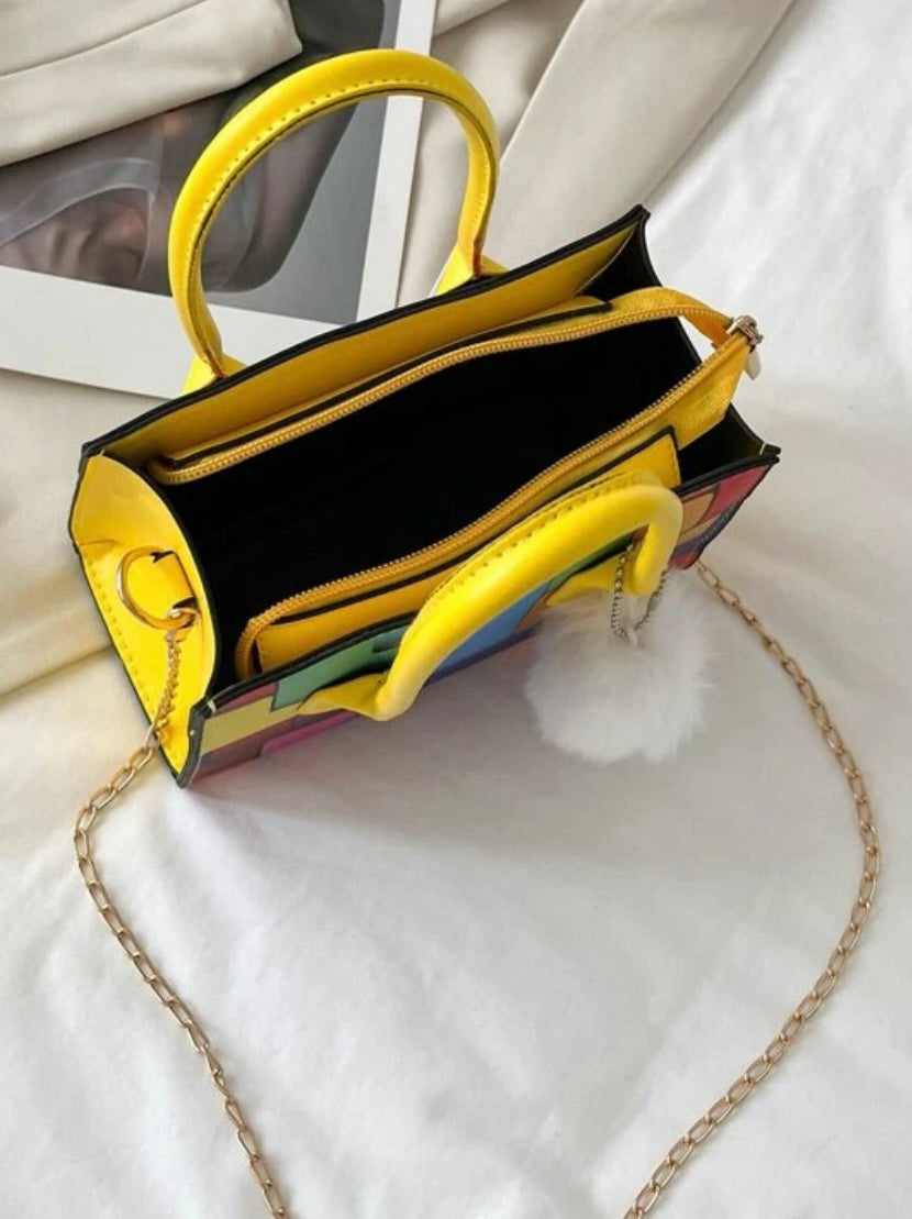 Colorblock Handbag