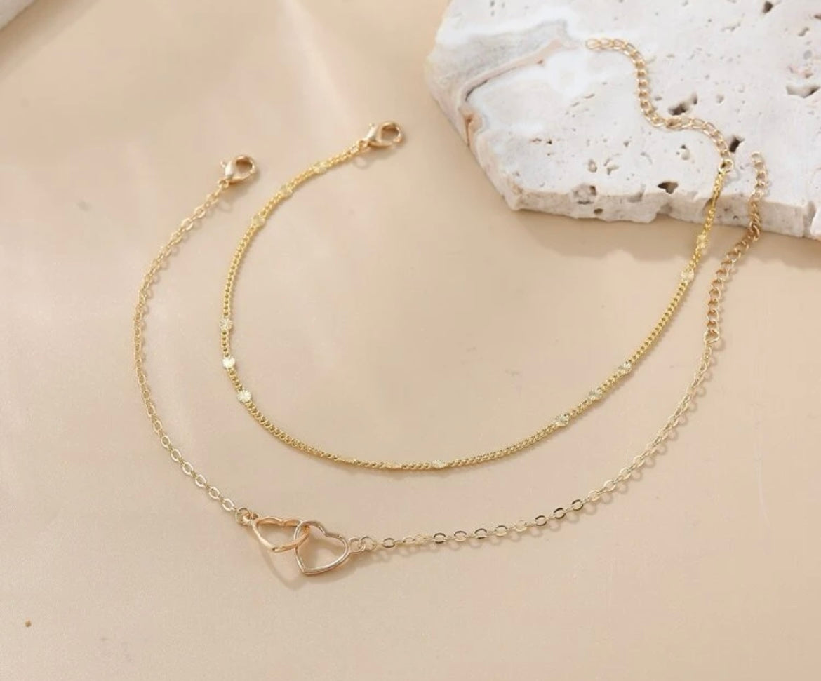 Heart Mini Bracelet Set