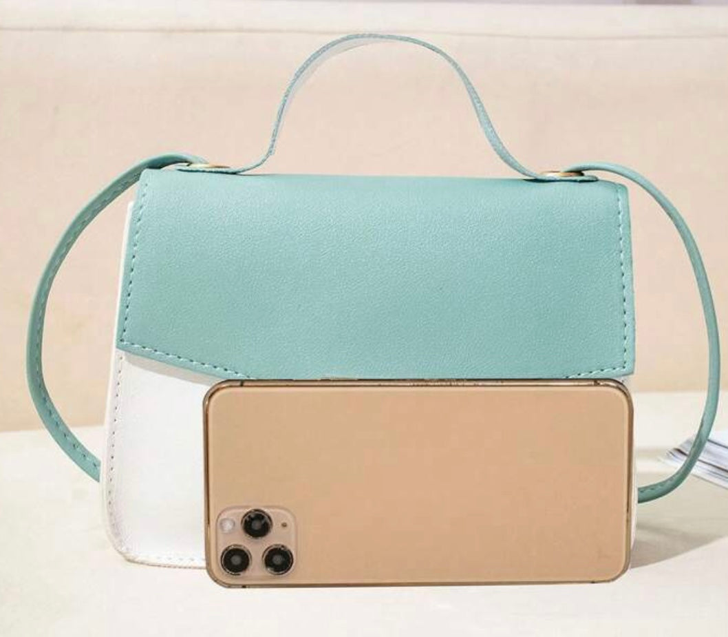 Blue White Mini Handbag