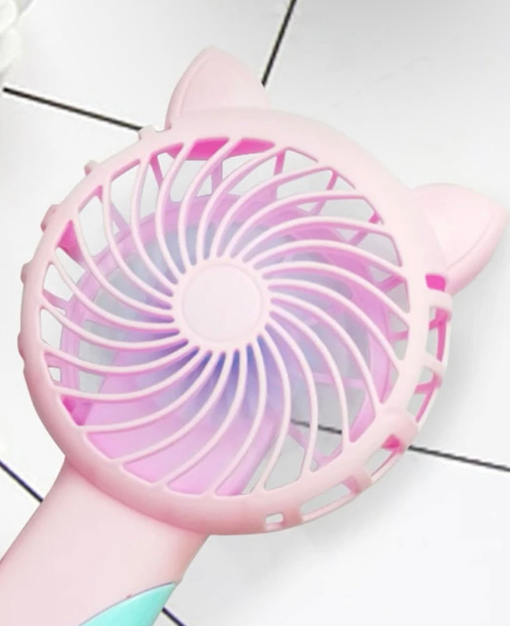 Cute Hand Press Fan