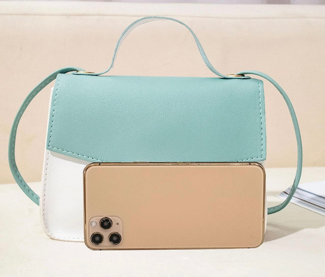 Blue White Mini Handbag