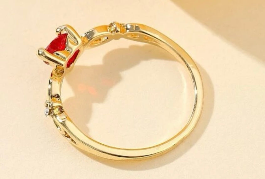 Minimalist Heart Ring