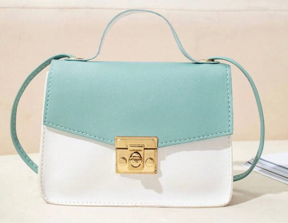 Blue White Mini Handbag