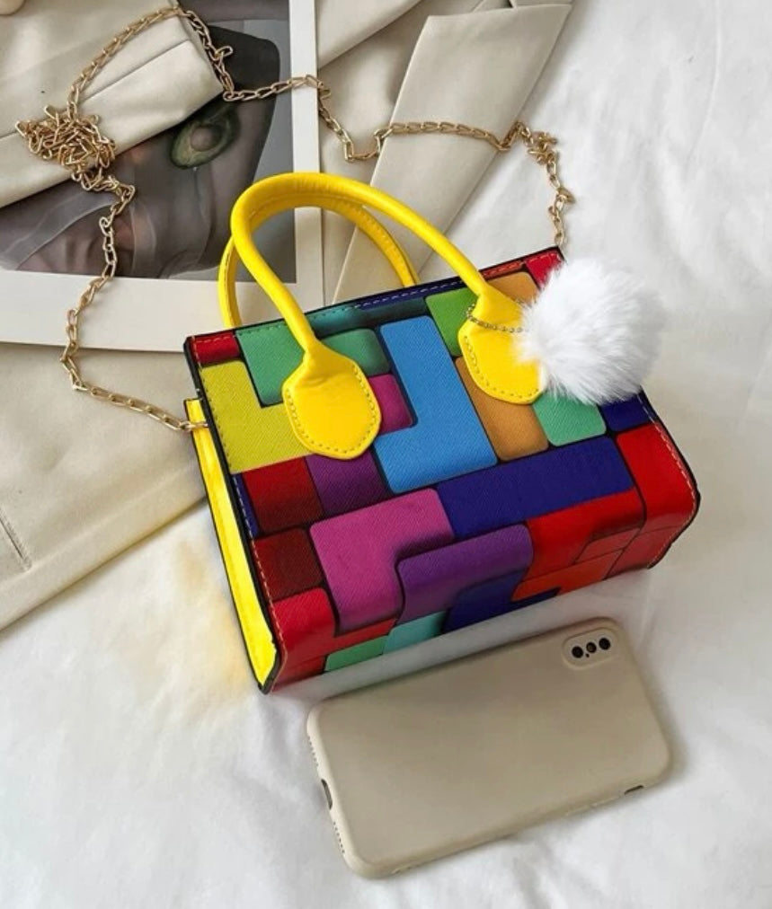 Colorblock Handbag