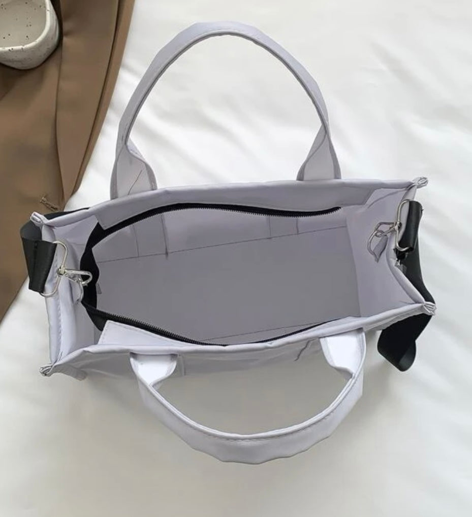 Grey Hello Weekend Bag