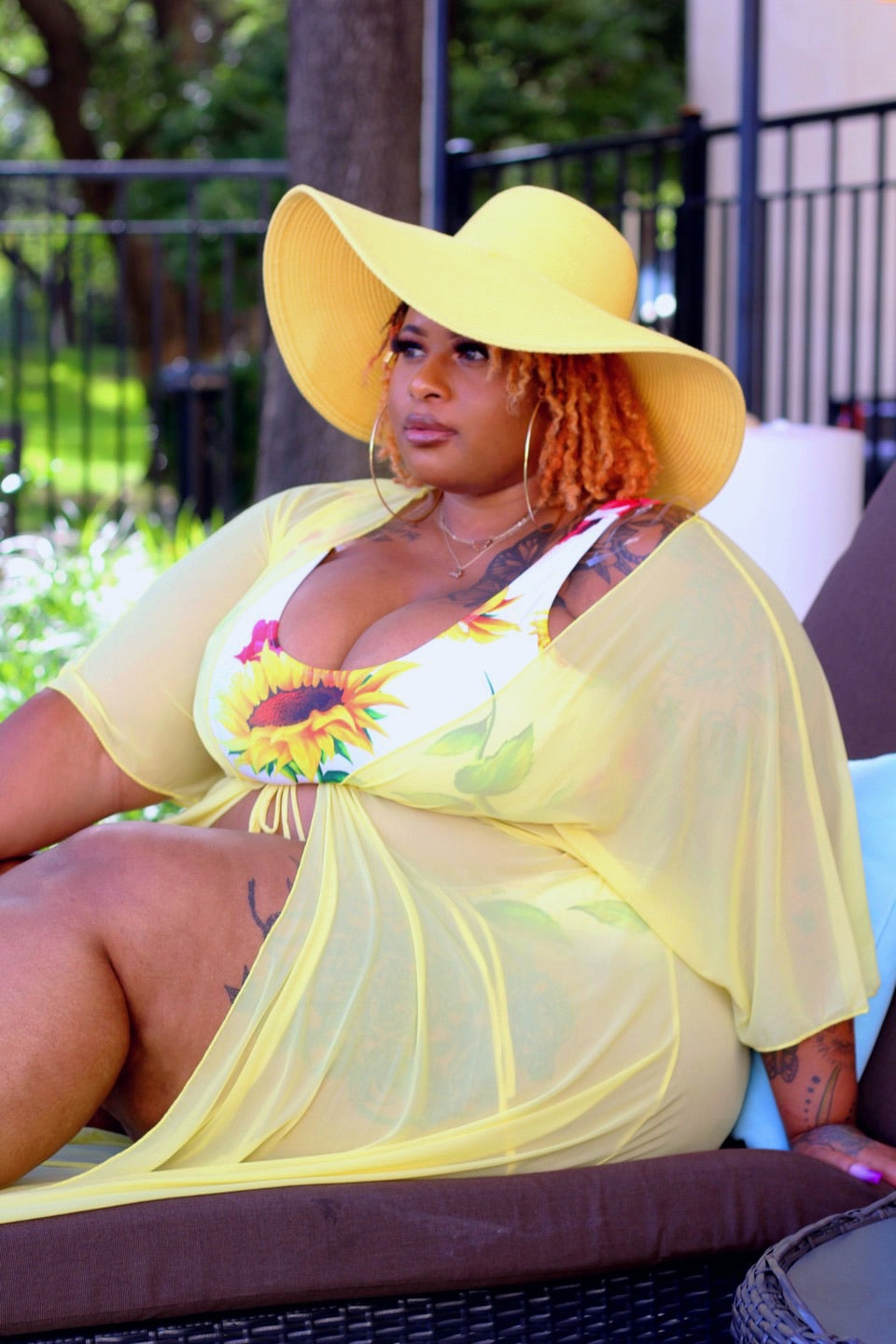 Beach Day Straw Hat
