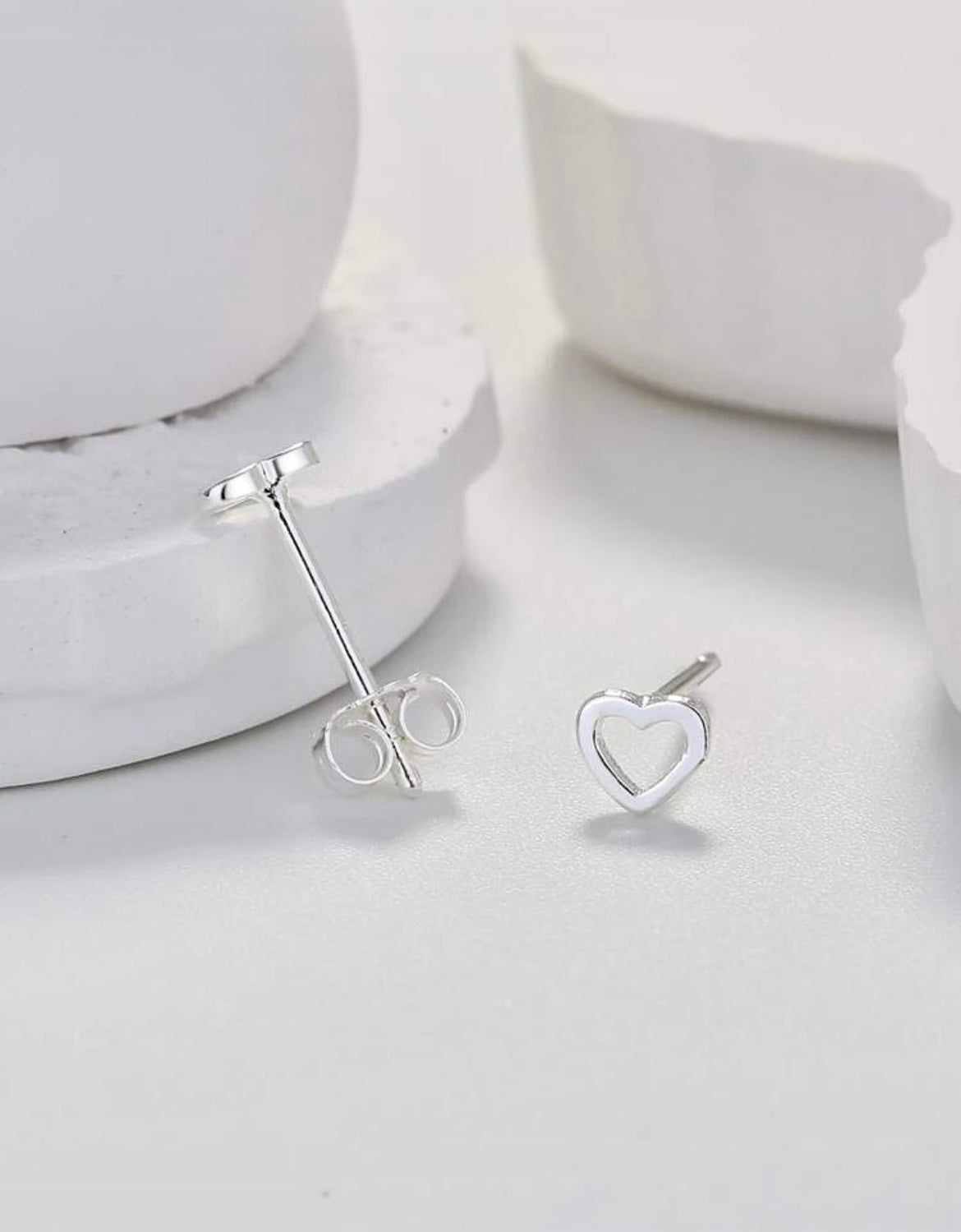Heart Stud Earrings