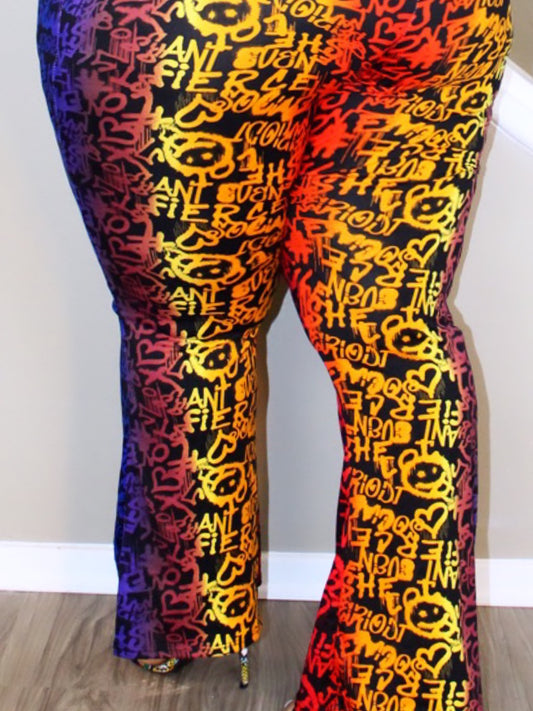 Rainbow Alphabet Leggings