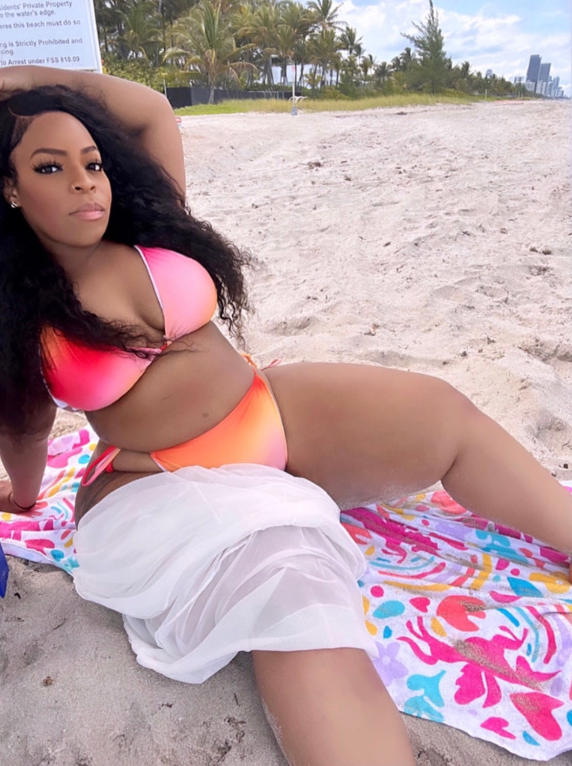 Orange Ombre SwimSet