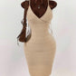Tan Backout Dress