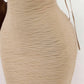 Tan Backout Dress