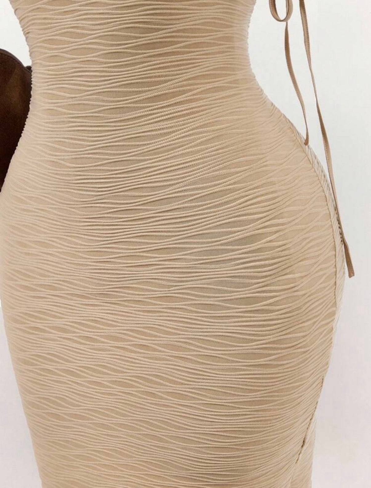 Tan Backout Dress