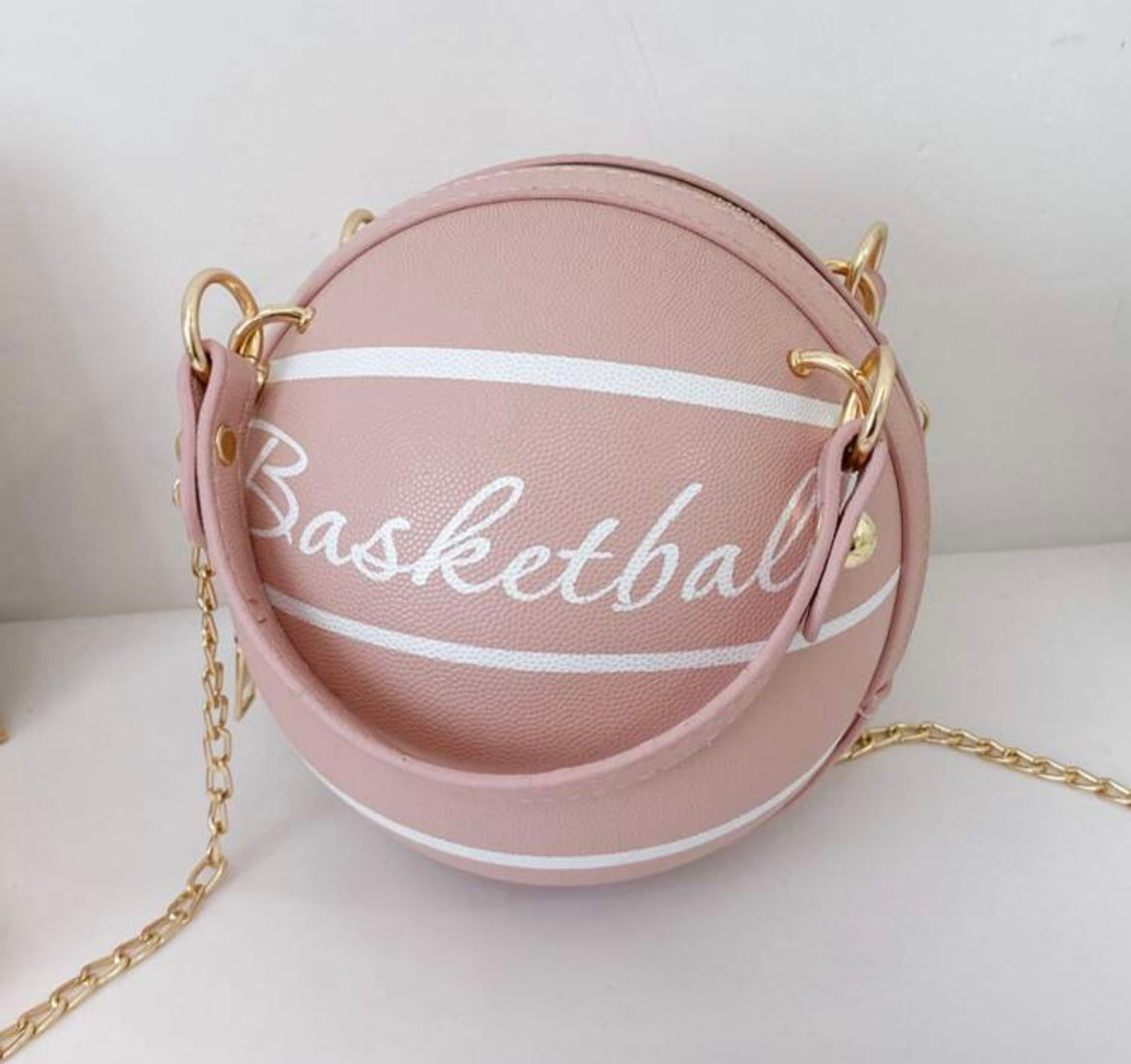 Pink Basketball Purse