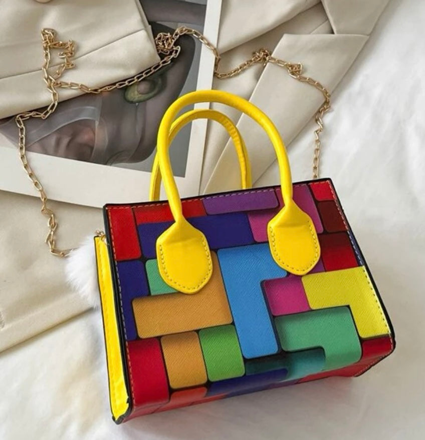 Colorblock Handbag