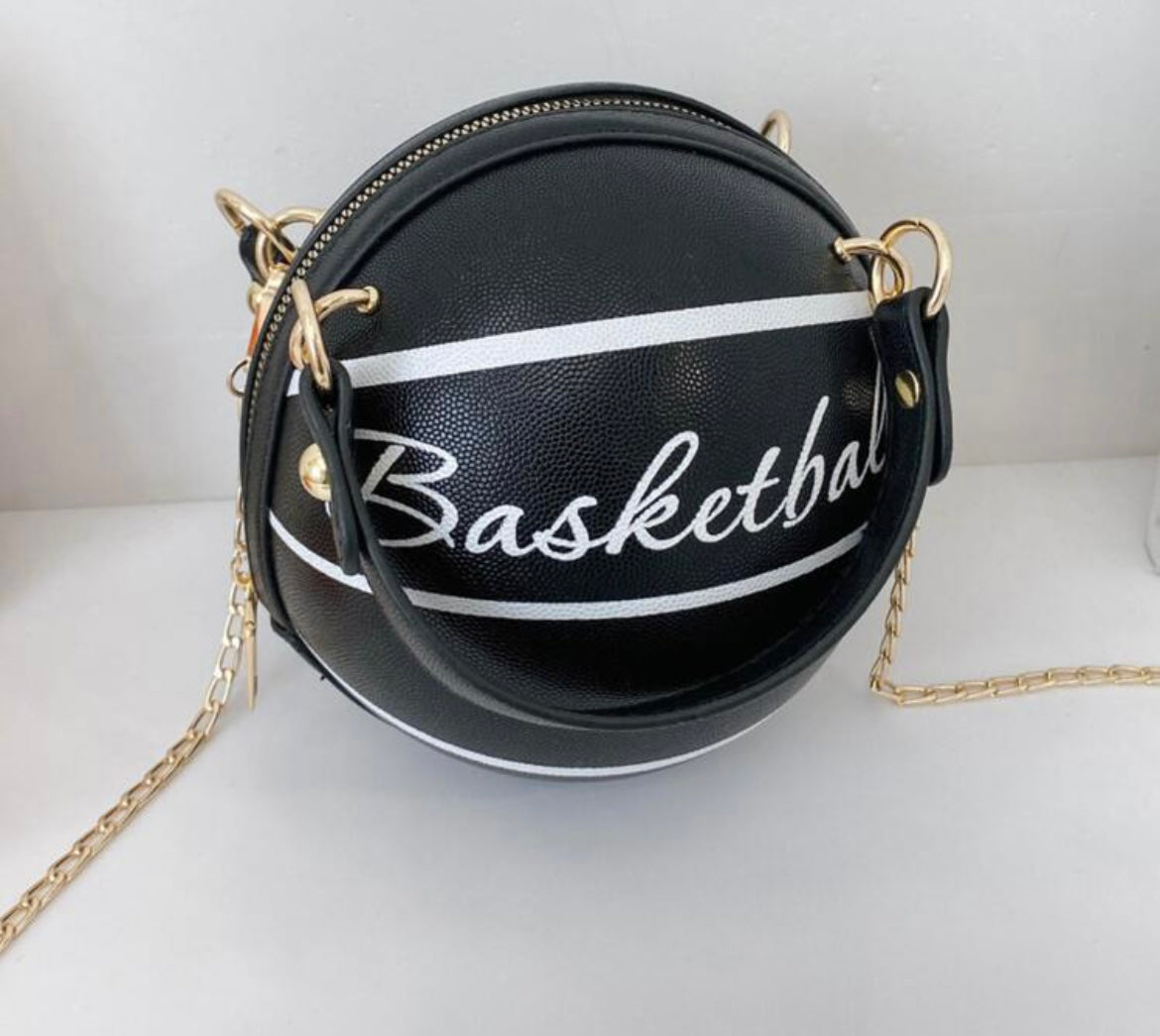 Basketball Shaped Purses for Women, Graffiti Letter Girls Mini Round Bag,  Vegan Leather Shoulder Crossbody Messenger Handbag (Pink) - Walmart.com