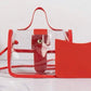 Red Lined Mini Purse