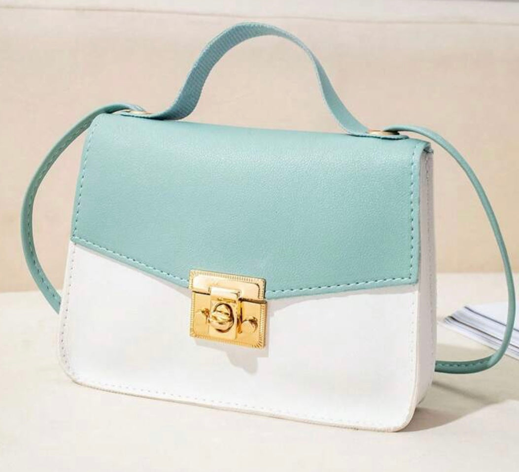 Blue White Mini Handbag