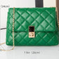 Green Quilted Mini Purse