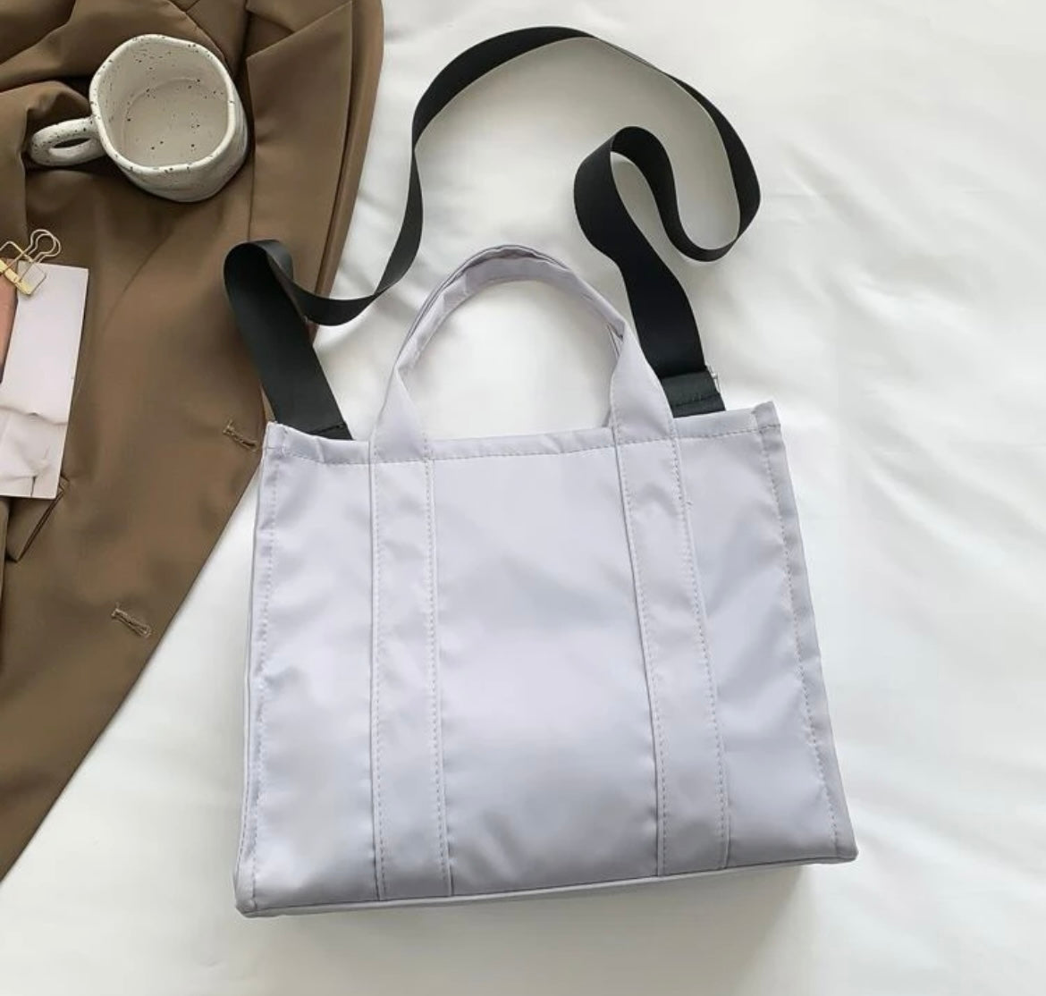 Grey Hello Weekend Bag