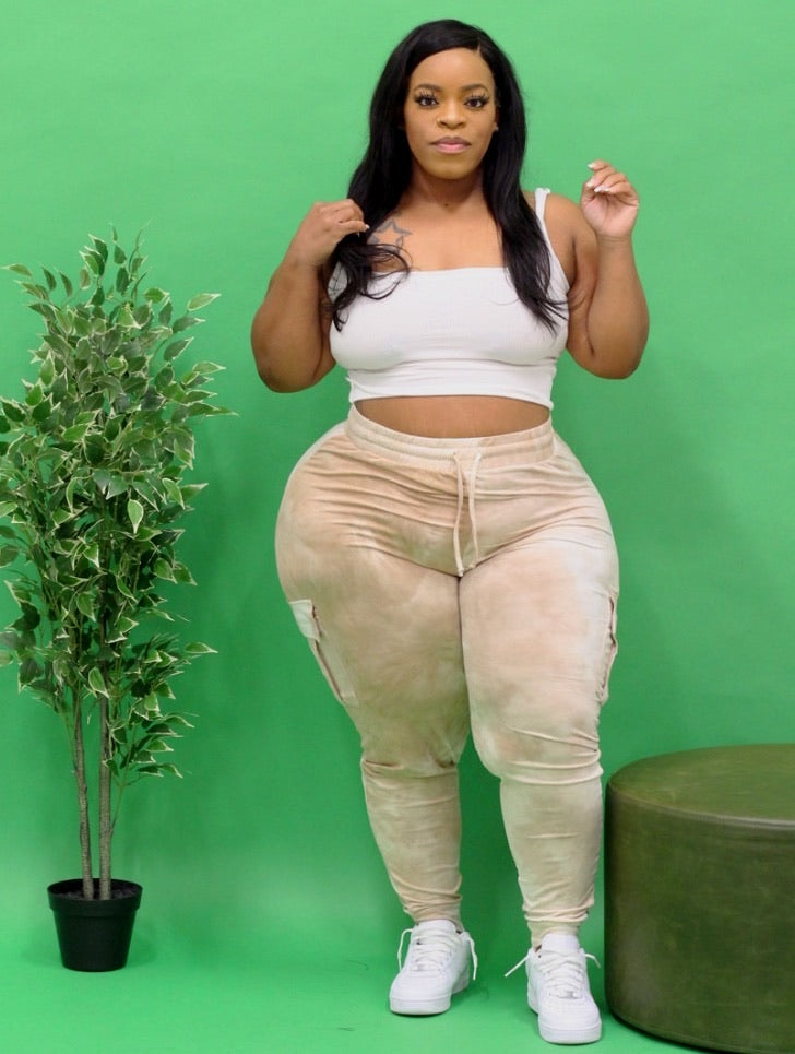 Beige Cloud Joggers