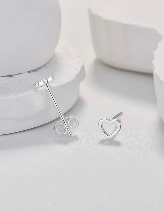 Heart Stud Earrings