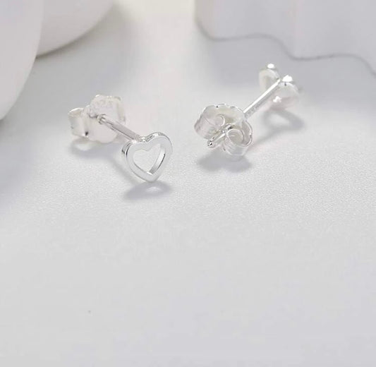 Heart Stud Earrings